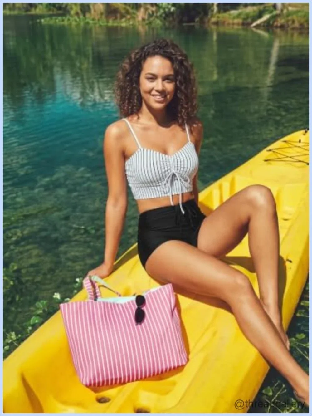 High Waisted Bikini Set Women Two Piece Swimsuits with Shorts Full Coverage